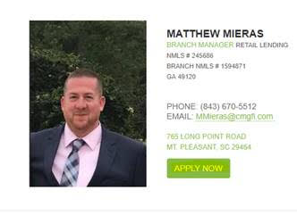 Matt Mieras Contact Card